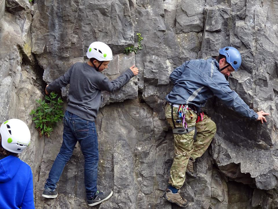 Neil Dennison Rock Climbing