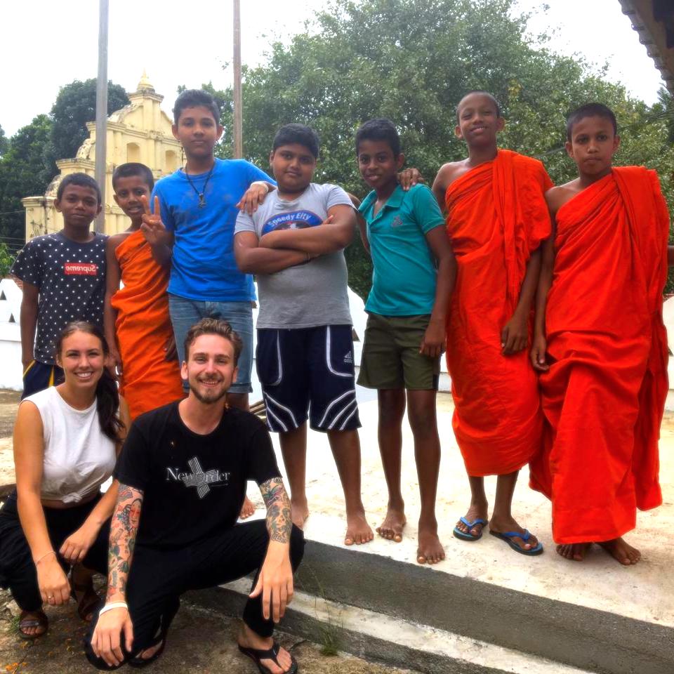 The Monks in Sri Lanka